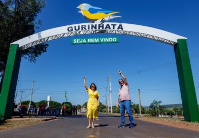 PREFEITO WENDER CONTINUA ENTREGA DE OBRAS EM GURINHATÃ