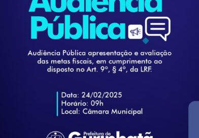 Audiência Pública – Metas Fiscais