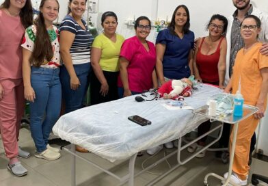 Mais um treinamento foi realizado no Hospital Municipal de Gurinhatã