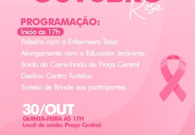 Prefeitura de Gurinhatã realiza Caminhada Outubro Rosa com programação especial de conscientização e prevenção Prefeitura de Gurinhatã realiza Caminhada Outubro Rosa com programação especial de conscientização e prevenção