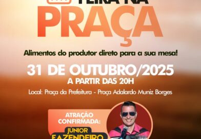 Gurinhatã realiza mais uma edição da tradicional Feira na Praça nesta sexta-feira Gurinhatã realiza mais uma edição da tradicional Feira na Praça nesta sexta-feira