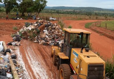 Nova manutenção foi realizada no Lixão de Gurinhatã