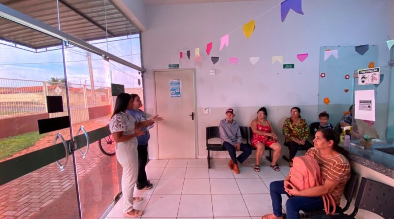 UBS Rural Orlandino Bento de Oliveira, de Gurinhatã, recebeu o projeto Sala de Espera